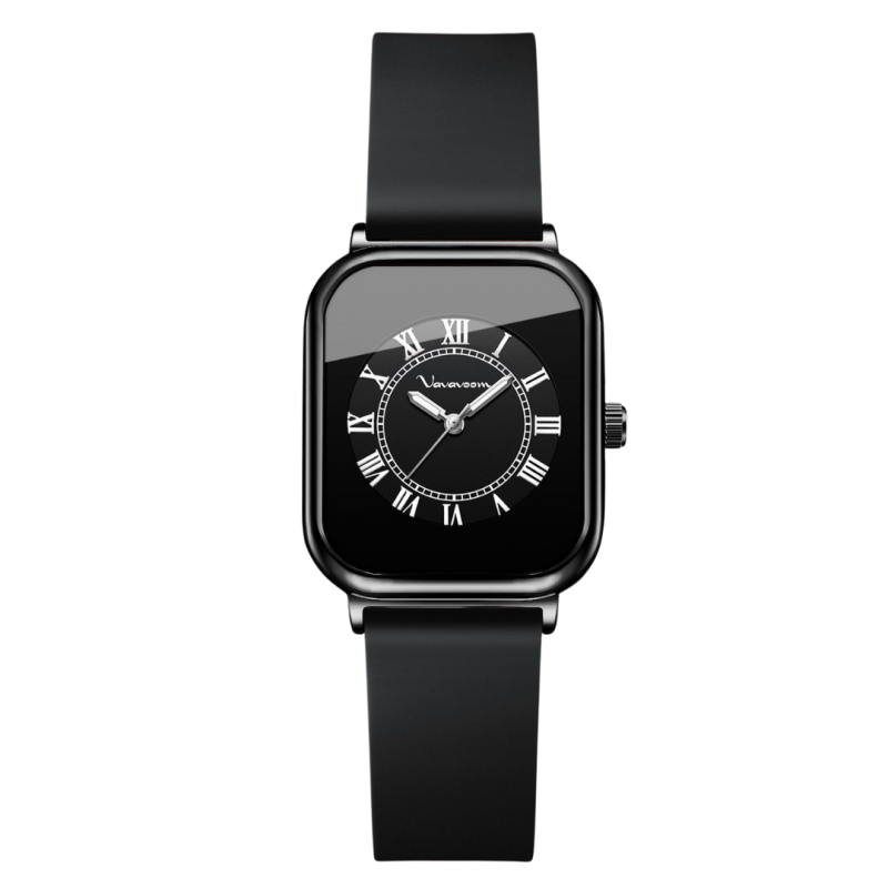 Montre à Quartz Étanche pour femmes Bracelet en silicone 2392-YH Aiguilles Argent — ECO · Smarty Paris 18e